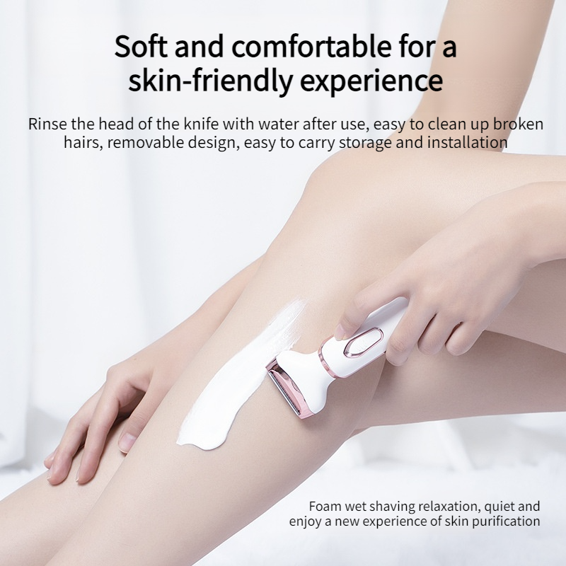 Fourinone women's rechargeable intimate electric shaver