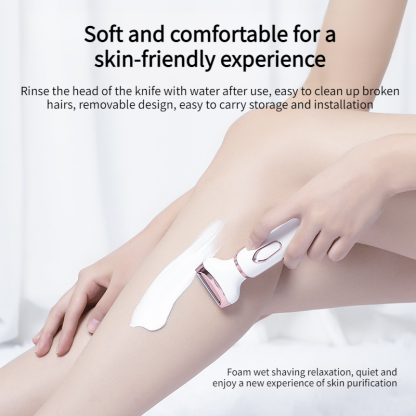 Fourinone women's rechargeable intimate electric shaver