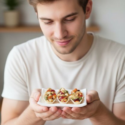 On-the-Go Energy Nut Tart | High Protein & Fiber | Breakfast & Office Snack Essential