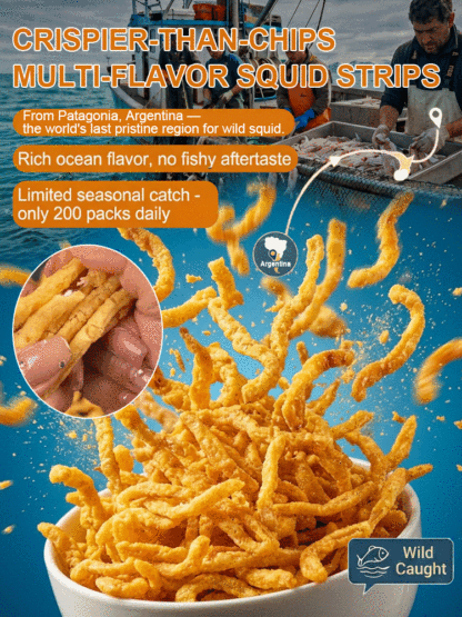 Crispy - Tender Multi-Flavored Squid Sticks – Crunchier than Chips
