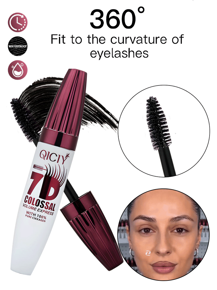 Instantly enlarges eyes with this waterproof and long-lasting mascara.