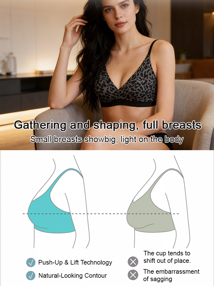 ✨ Unbelievably Comfortable & Supportive — Seamless Wireless Bra 50% OFF! 💕