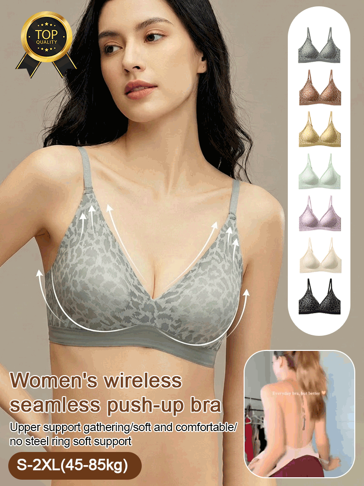 ✨ Unbelievably Comfortable & Supportive — Seamless Wireless Bra 50% OFF! 💕