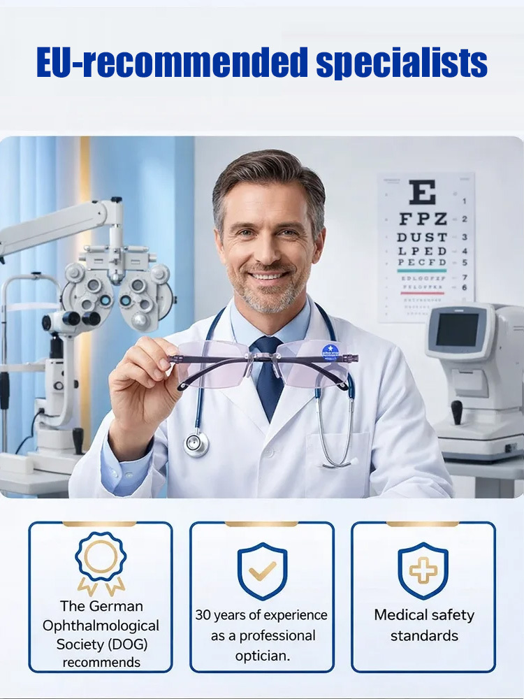 [Vision Returns to 20 Years Old] Smart Zoom Comfort Reading Glasses