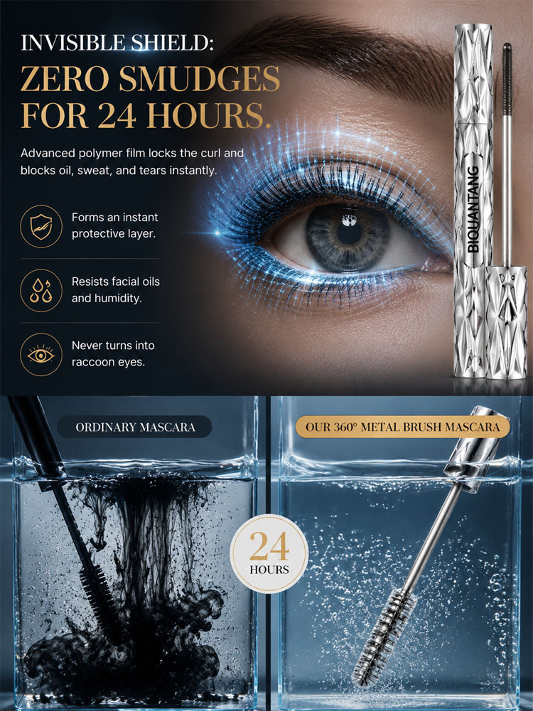 Makeup - Skincare Hybrid! Metal Mascara with Built-In Growth Serum, BOGO Sale to Grow Natural Lashes!