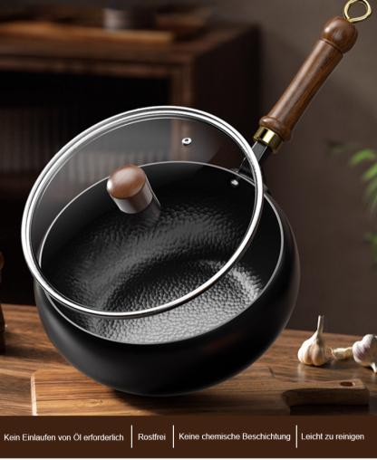 【Weltkulturerbe des immateriellen Kulturerbes】 Gusseisenpfanne ❤️ Leichtbaudesign/lebenslang rostfrei/Voreingebrannt geliefert