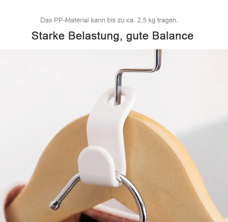 Einfache Handhabung der stapelbaren Verbindungshaken