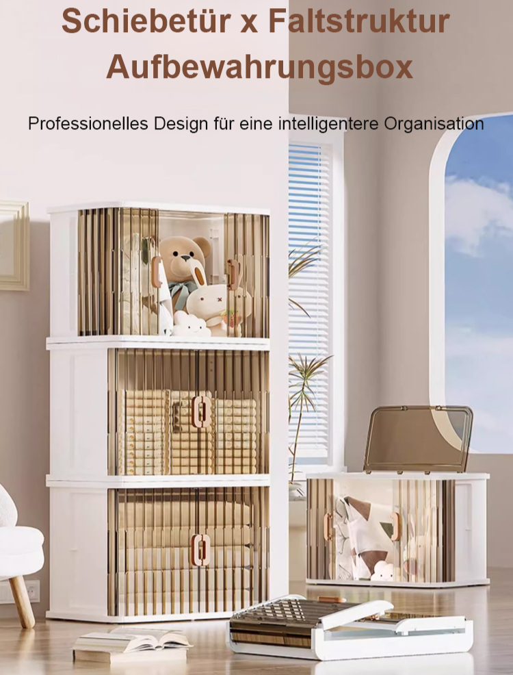[Ohne Montage · Klappbar] Aufbewahrungsschrank ❤️ Extra verstärkt · Staub-/Feuchtigkeits-/Insektenschutz · Formaldehydfrei