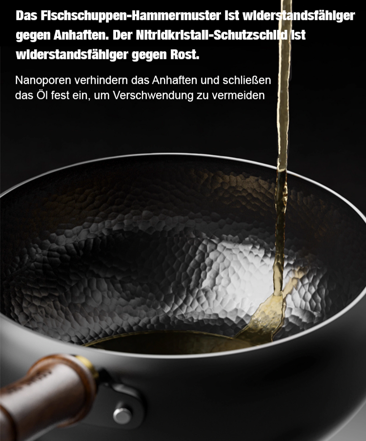 【Weltkulturerbe des immateriellen Kulturerbes】 Gusseisenpfanne ❤️ Leichtbaudesign/lebenslang rostfrei/Voreingebrannt geliefert