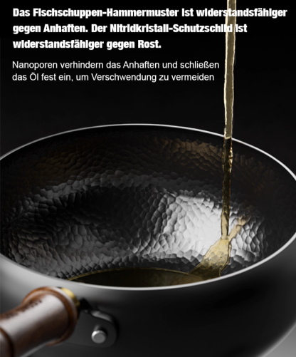 【Weltkulturerbe des immateriellen Kulturerbes】 Gusseisenpfanne ❤️ Leichtbaudesign/lebenslang rostfrei/Voreingebrannt geliefert