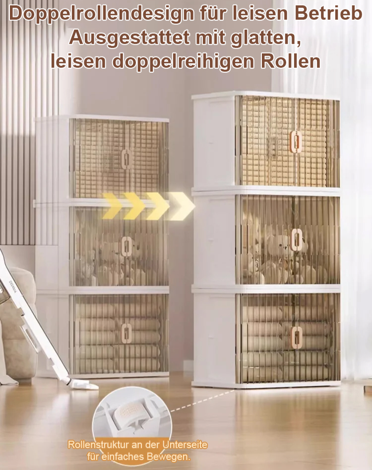 [Ohne Montage · Klappbar] Aufbewahrungsschrank ❤️ Extra verstärkt · Staub-/Feuchtigkeits-/Insektenschutz · Formaldehydfrei