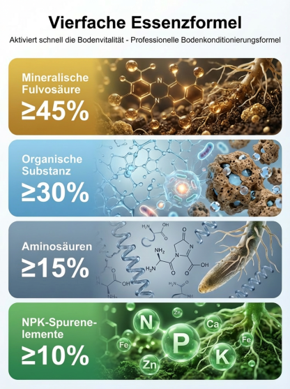 MoonSpry Bio Bodenhilfsstoff | Rettung für Pflanzen in 14 Tagen | TÜV Geprüft | Lockert Lehm und Sandböden 🌱 🚜