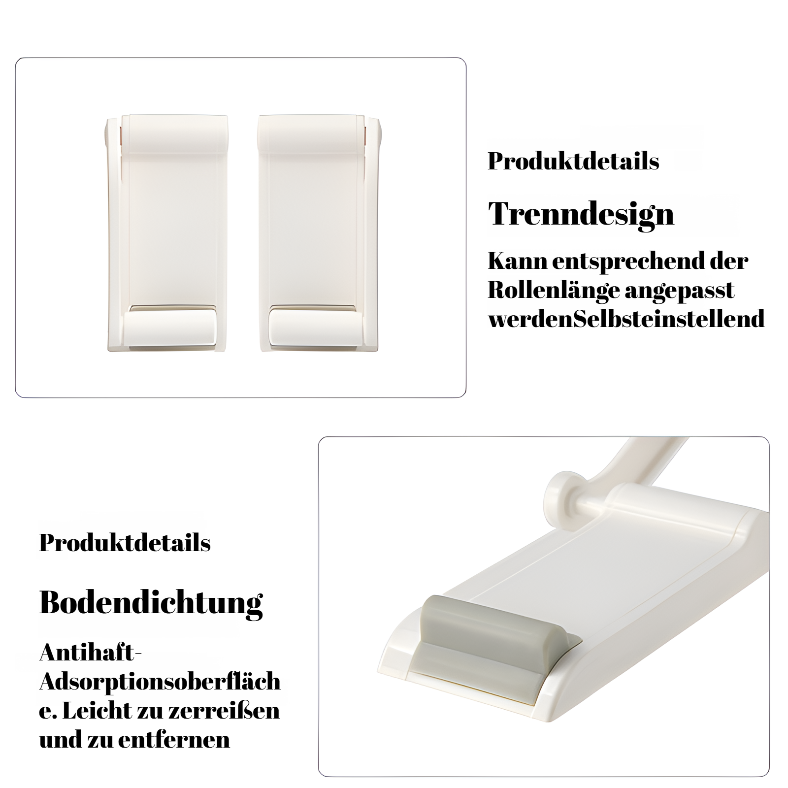 Kreativer magnetischer Papierhandtuchhalter für den Haushalt, separater Einweg-Papierrollenhalter fü