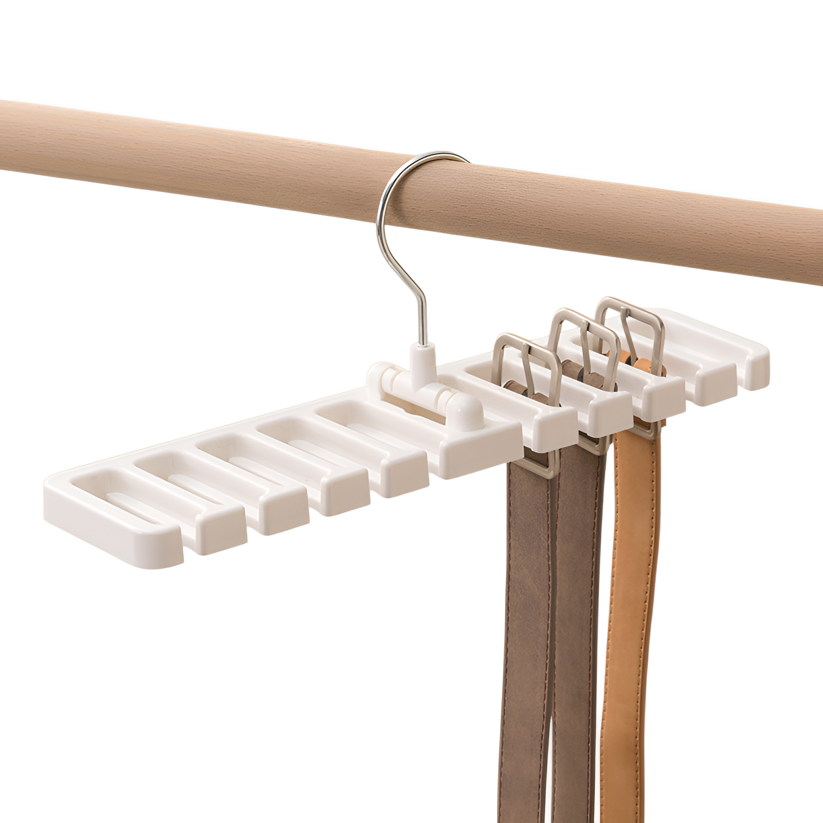 Home Gürtelaufbewahrungsständer Schal Krawattenständer Multifunktionaler drehbarer Gürtelschalaufbew