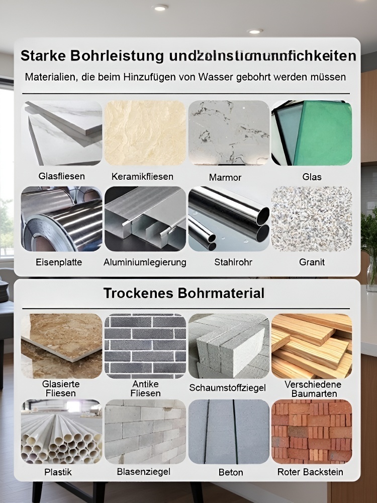 Wolframstahl-Kreuzbohrer-Set✨ Durchdringt Stahlbeton in 3 Sekunden mühelos.