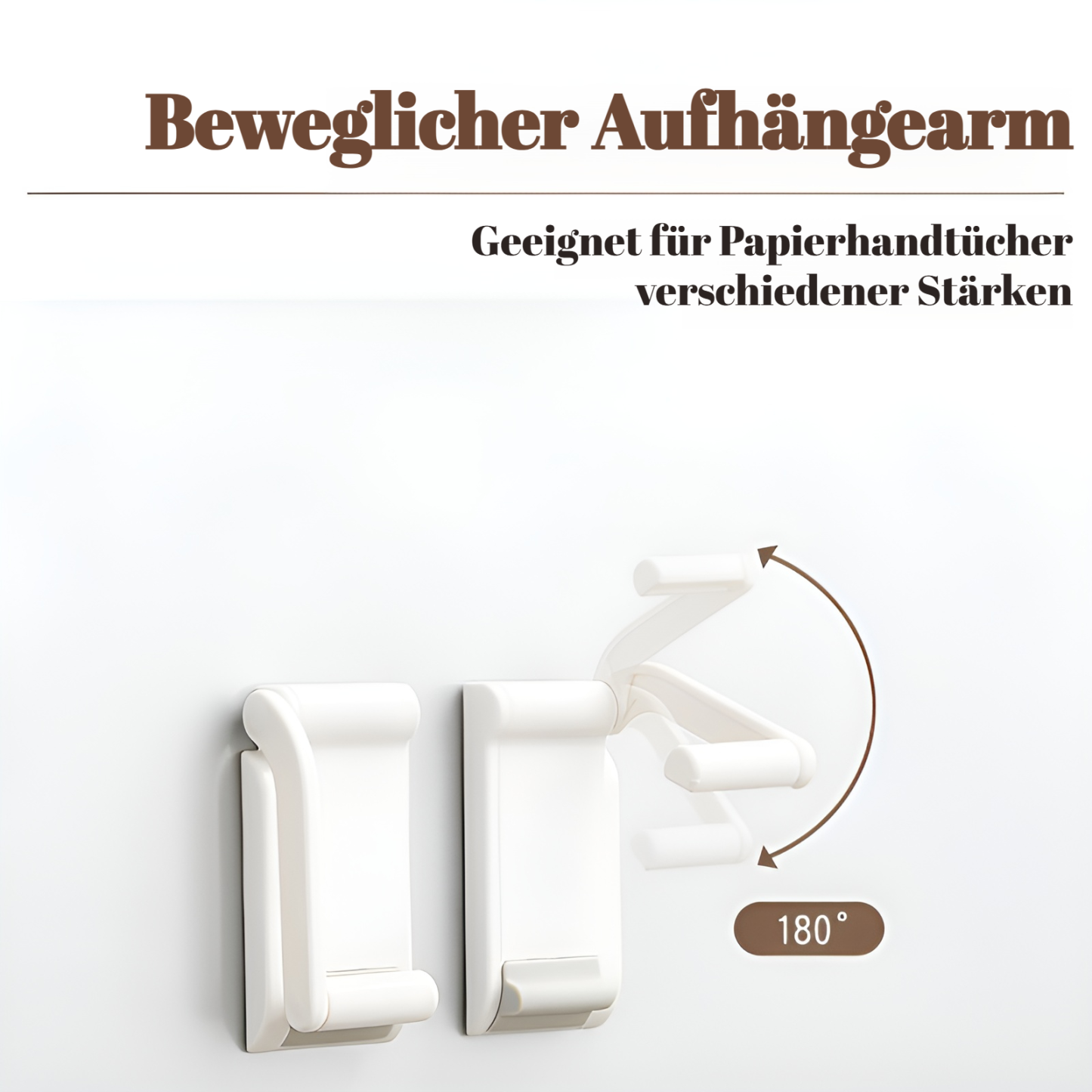 Kreativer magnetischer Papierhandtuchhalter für den Haushalt, separater Einweg-Papierrollenhalter fü