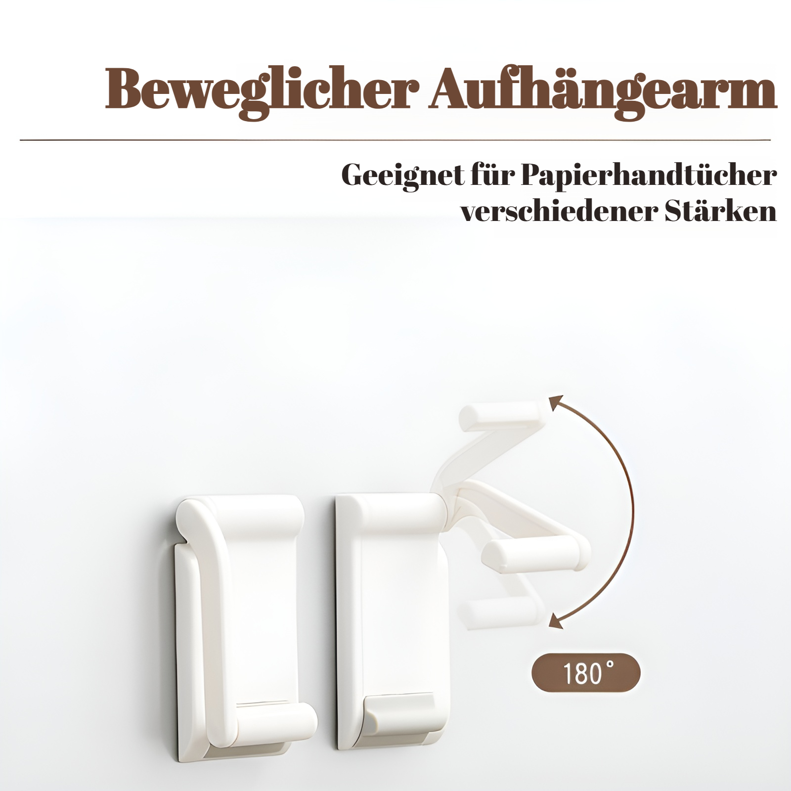 Kreativer magnetischer Papierhandtuchhalter für den Haushalt, separater Einweg-Papierrollenhalter fü