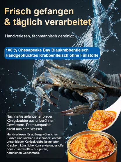 [2 für 1] Frischer Krabbenrogen in Öl – Krabbenrogen aus der Dose 🦀 Würzig und köstlich 🤤 Hergestellt aus hochwertigen Zutaten, reinem Krabbenrogen! 🌊 ⭐