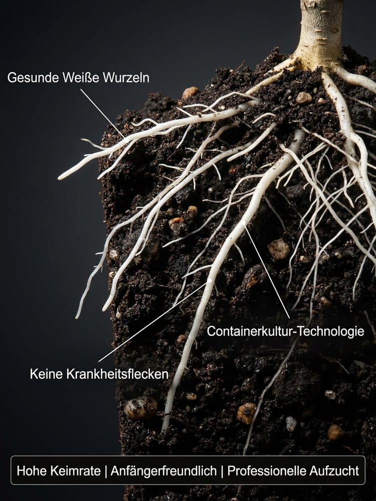 Premium-Sämlinge der Kristallweißen Wachsbeere | Fruchtansatz im selben Jahr | Schädlingsresistent|🌳🍒