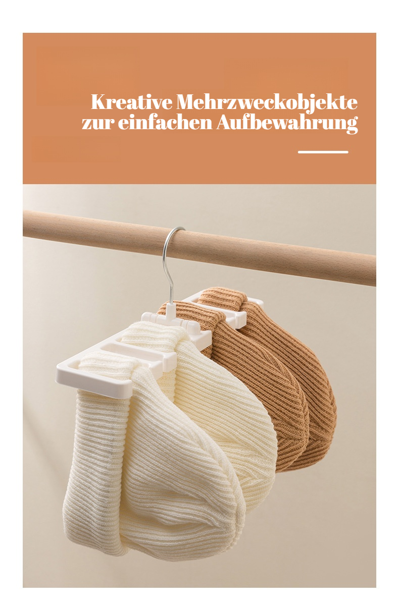 Home Gürtelaufbewahrungsständer Schal Krawattenständer Multifunktionaler drehbarer Gürtelschalaufbew