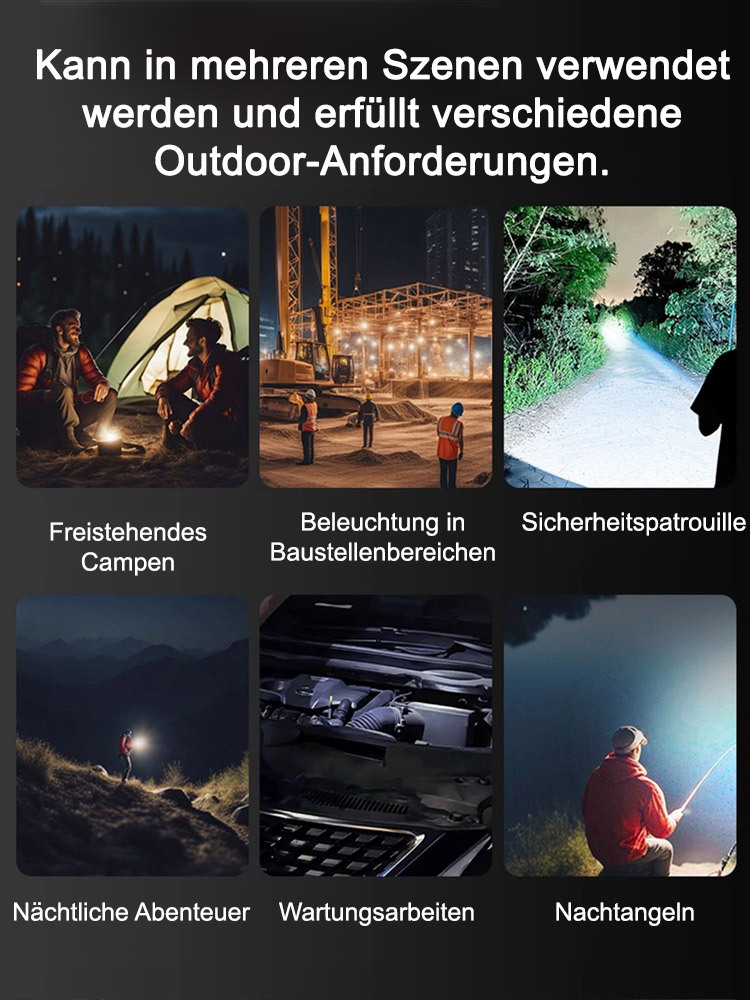 【10 Jahre Garantie】Mini LED Taschenlampe Schlüsselanhänger 🔦 Ultrahell, Aluminium, Notfall-Sicherheit ✨