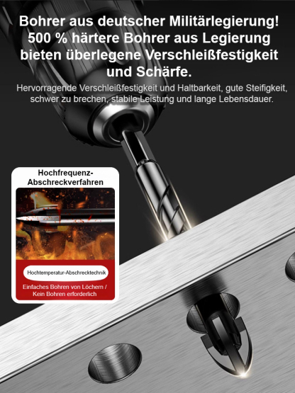 Wolframstahl-Kreuzbohrer-Set✨ Durchdringt Stahlbeton in 3 Sekunden mühelos.