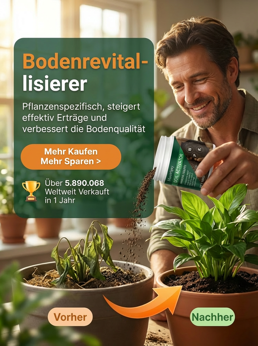  MoonSpry Bio Bodenhilfsstoff | Rettung für Pflanzen in 14 Tagen | TÜV Geprüft | Lockert Lehm und Sandböden 🌱 🚜