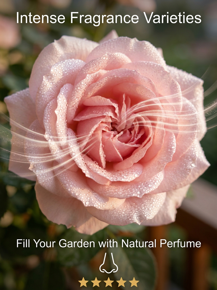 【schnellblühend】Königliche Gartenrose Winterhart | 2-Jährige Premium-Wurzelstöcke | Dauerblühend 🌹