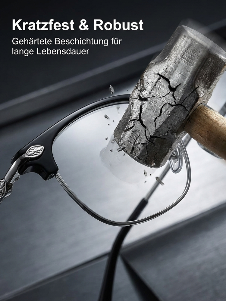 【Das beste Geschenk für Eltern】Neuro-Adaptiv HD Lesebrille | Laborklasse Präzisionsoptik | Submarin-Grade Titan Verbundstoff 👓 🇩🇪