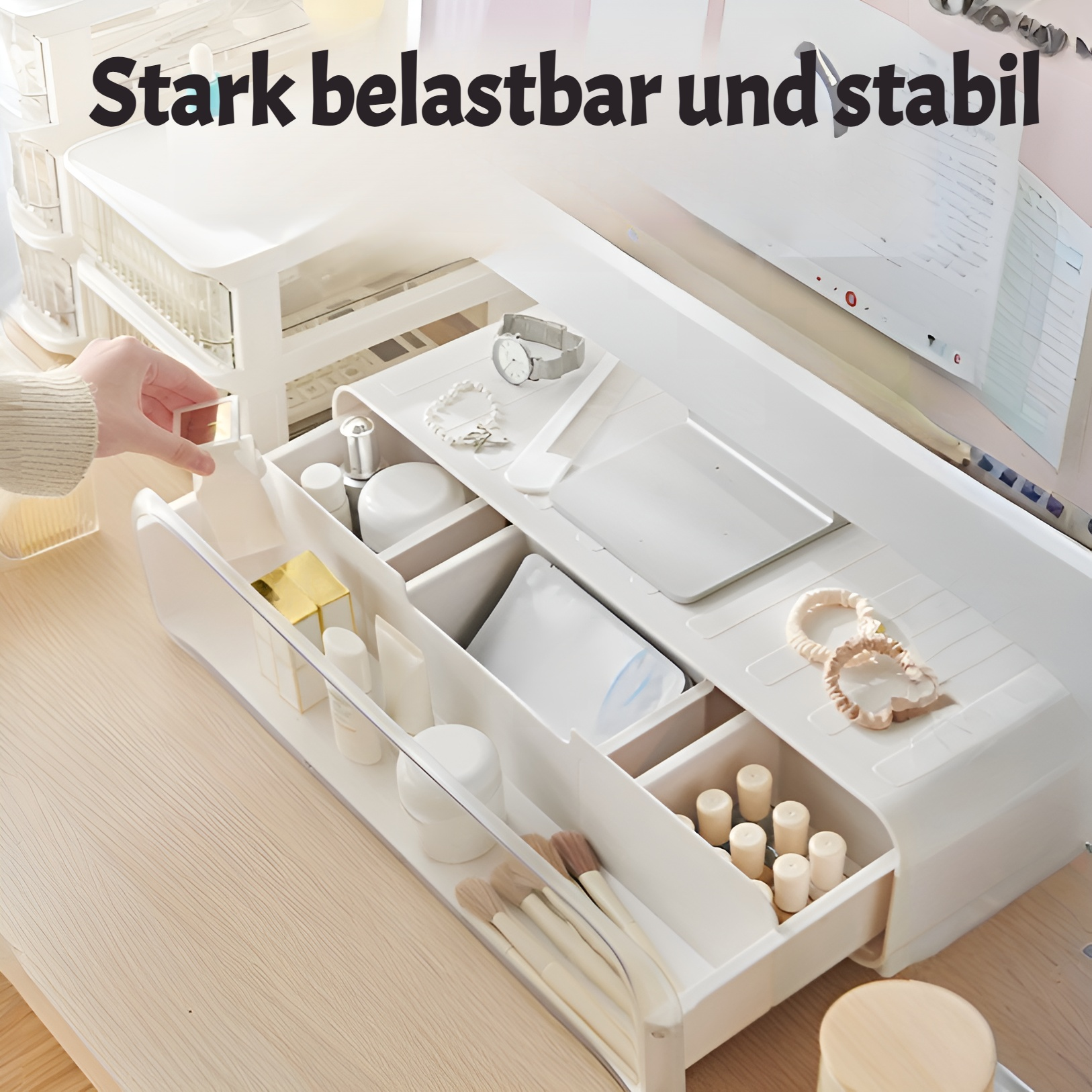 Computer-Monitor Erhöhung Rack Büro Desktop multifunktionale Lagerung Rack Blind Box Lagerung Box