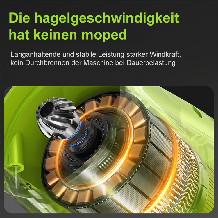 In Sekunden schnell ❄️ Geschwindigkeitsregelbares Hand-Sturmgebläse 💪 Verabschieden Sie sich von Rückenschmerzen! Leise im Betrieb, super einfache Anwendung.