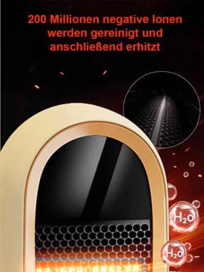 Schnelles Aufheizen in drei Sekunden 🔥 Leiser und energiesparender Schnellheizer für das ganze Haus 💦 Badezimmergeeignet (IPX7)