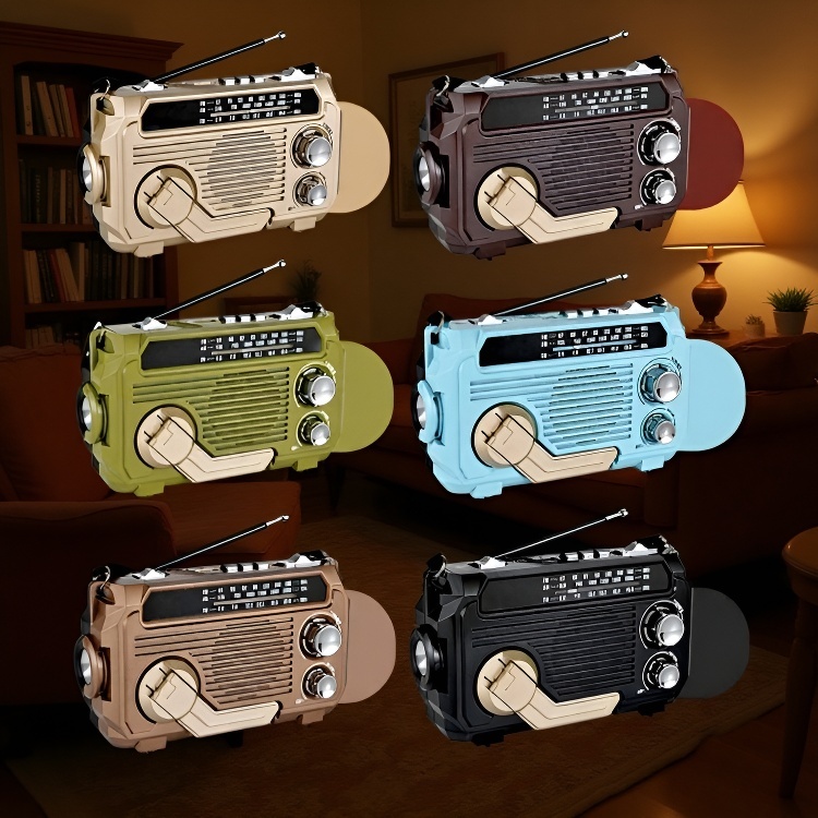 🔋🔦Empfohlen vom Deutschen Katastrophenschutzamt ✨ Handkurbelradio mit Dynamo☀️✨ Handkurbelradio mit Dynamo – Die 4-in-1 Lösung mit Solar