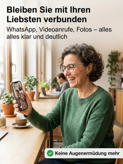 【Das beste Geschenk für Eltern】Neuro-Adaptiv HD Lesebrille | Laborklasse Präzisionsoptik | Submarin-Grade Titan Verbundstoff 👓 🇩🇪