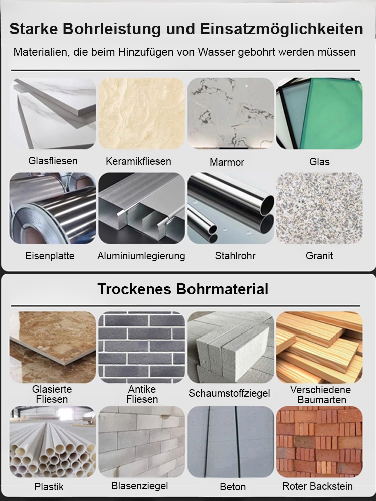 💪 Bohrt durch Stahl, Beton und Glas wie Butter! ✨ Das Wolframstahl Kreuzbohrer-Set für extrem präzise und mühelose Löcher in jedes Material.