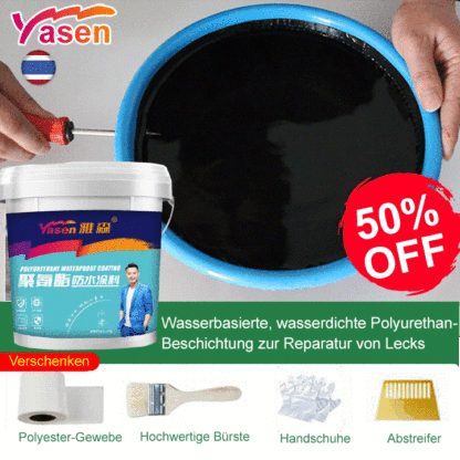 🏠Polyurethan-Dichtmittel und Leckreparatur. Umweltfreundliche Beschichtung. 🏠➡️🚫 Einfach selbst auftragen. 30 Jahre Dichtheit garantiert. 💧Schnell, sicher und ungiftig. ✅