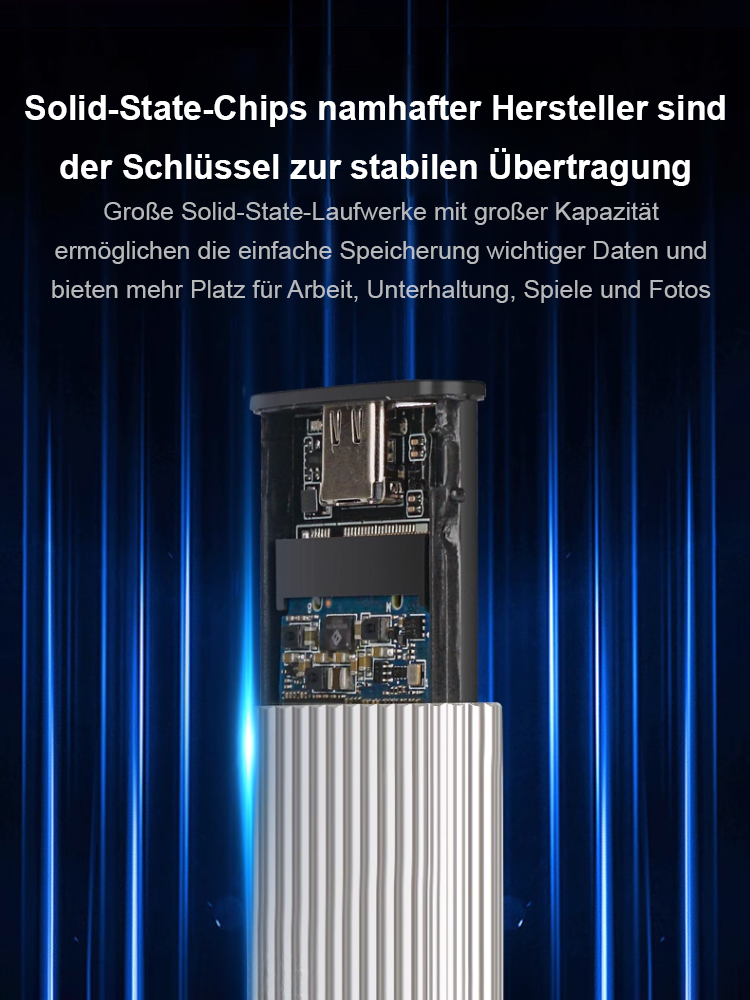 16 TB Profi-SSD – 905 MB/s Highspeed, USB 3.2 Gen2 und kompatibel mit Smartphone und PC 🛡️💾 