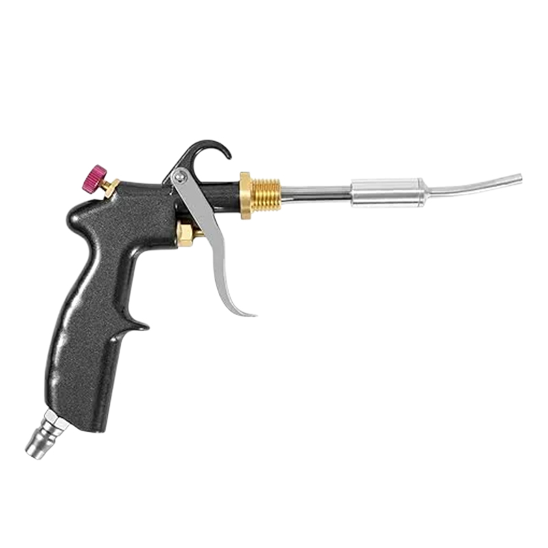 Hochdruck-Autoinnensprüh-Waschpistole mit 2 Düsensprühger?ten, Dual Air Flow Control, 360° drehbare Auto Fahrzeug Reinigungspistole für effiziente Reinigung, Schwarz