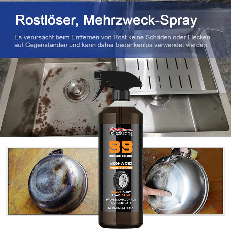 Auto Felgenreiniger 🚗 Säurefrei Rostentferner Polieren Fleckenentferner