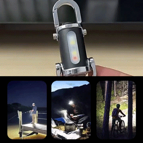 【3-in-1 Multifunktionsgerät】SOS Notfalllampe, Taschenlampe & Powerbank