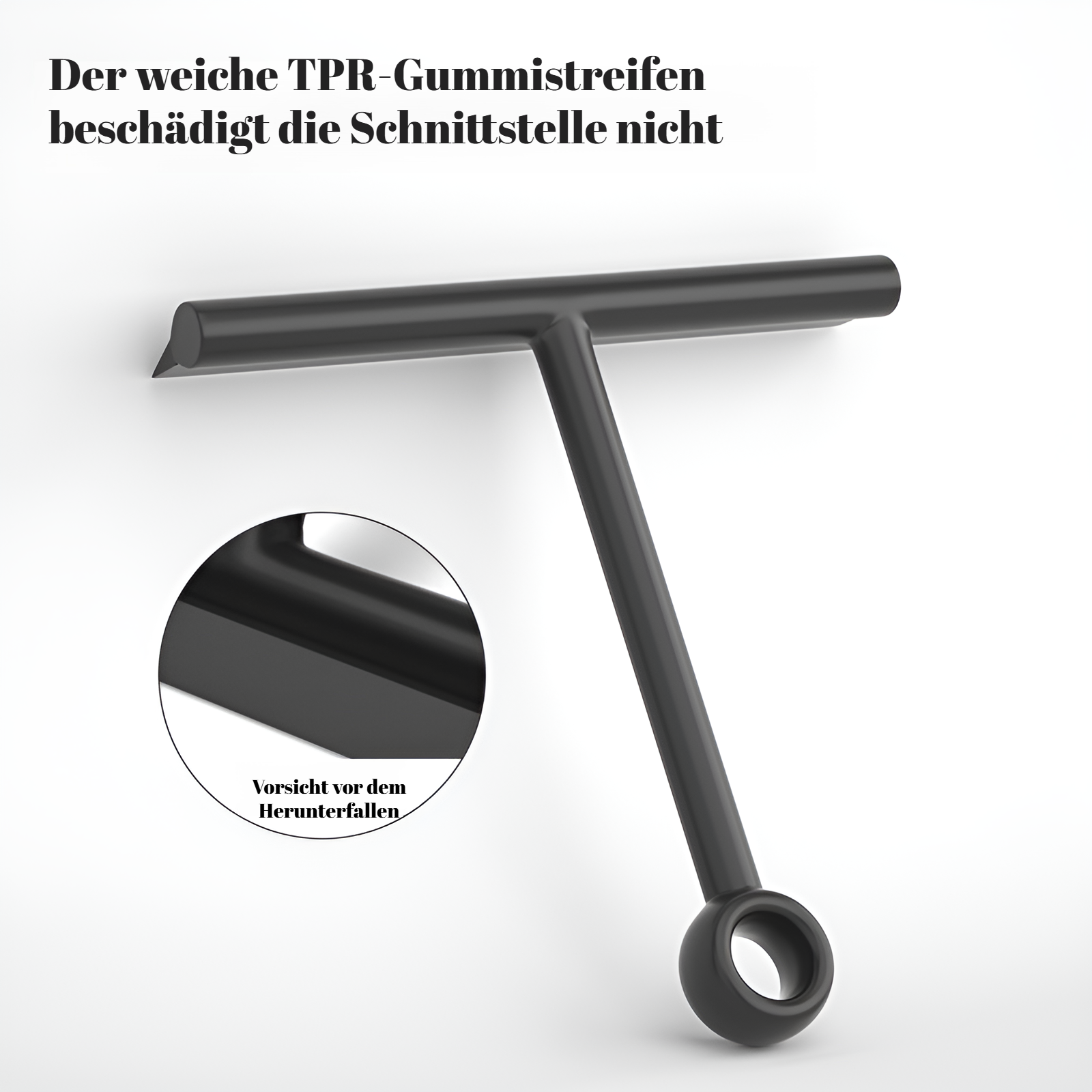 Einseitiger Silikon-Glaswischer Boden Küche Bad WC-Reiniger Autofensterwischer