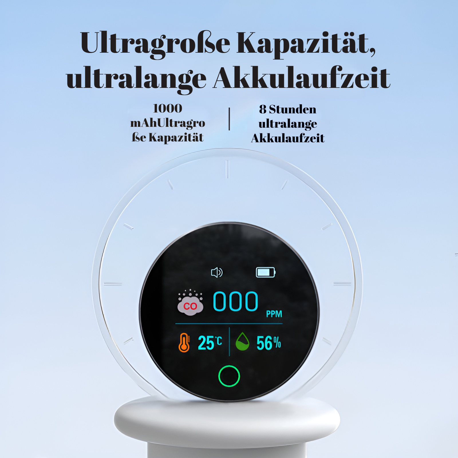 Katastrophenschutz Kohlenmonoxidmelder Wohnmobil Camping Auto CO-Melder Home Reise Luftqualitätsmeld