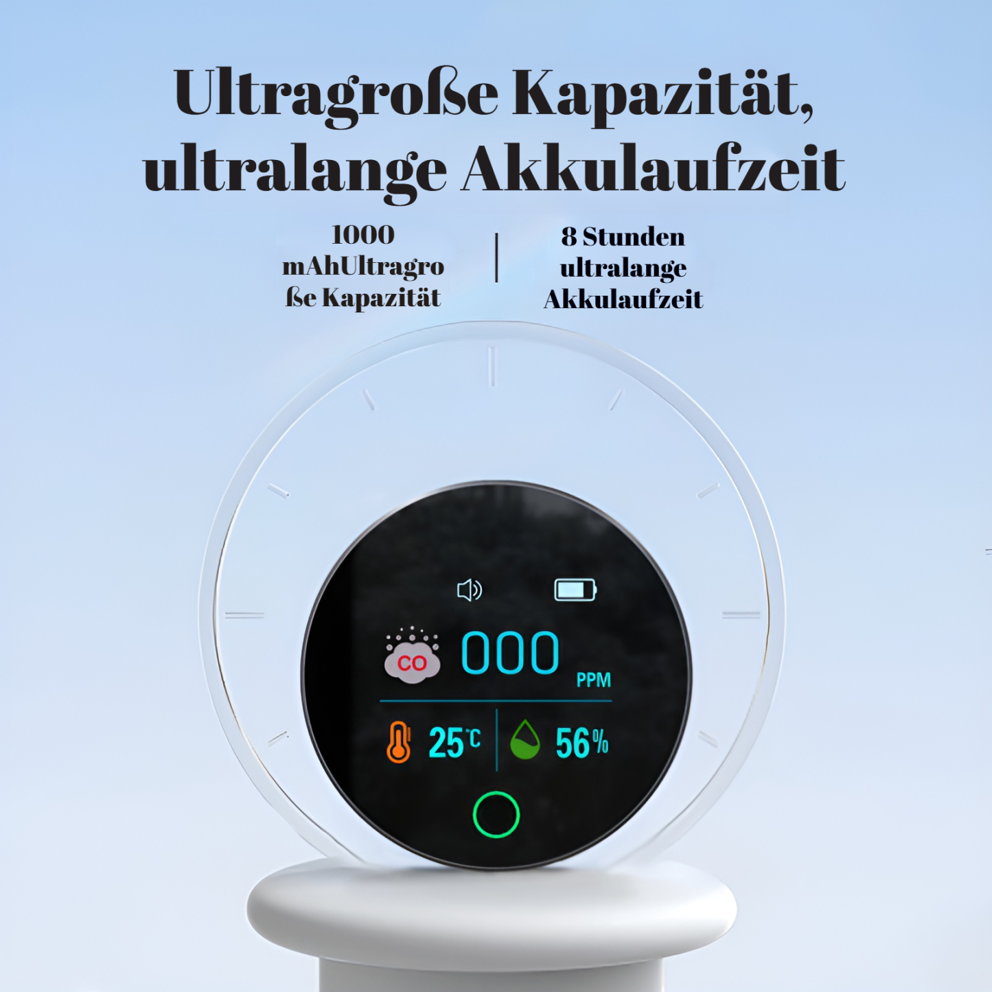 Katastrophenschutz Kohlenmonoxidmelder Wohnmobil Camping Auto CO-Melder Home Reise Luftqualitätsmeld