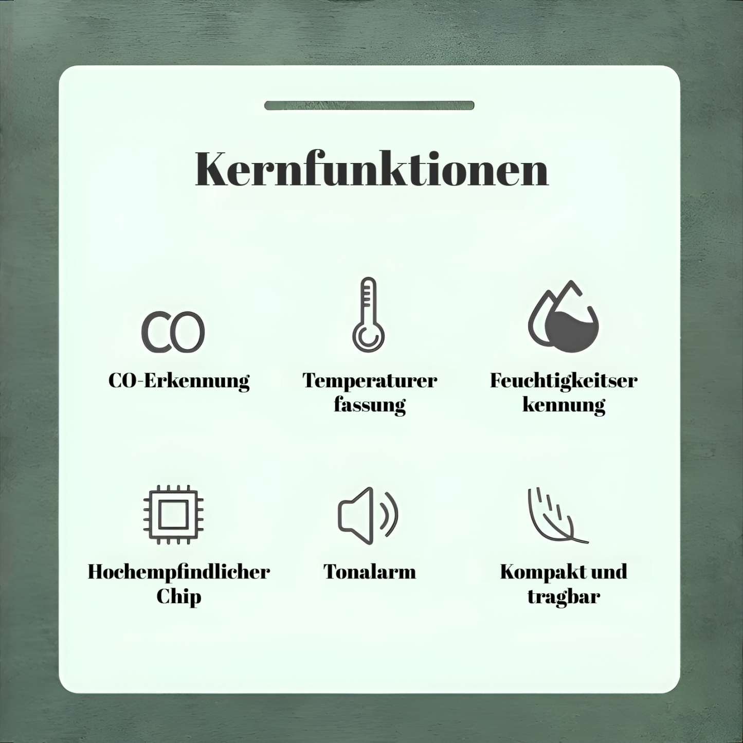 Katastrophenschutz Kohlenmonoxidmelder Wohnmobil Camping Auto CO-Melder Home Reise Luftqualitätsmeld