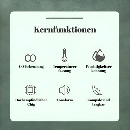 Katastrophenschutz Kohlenmonoxidmelder Wohnmobil Camping Auto CO-Melder Home Reise Luftqualitätsmeld