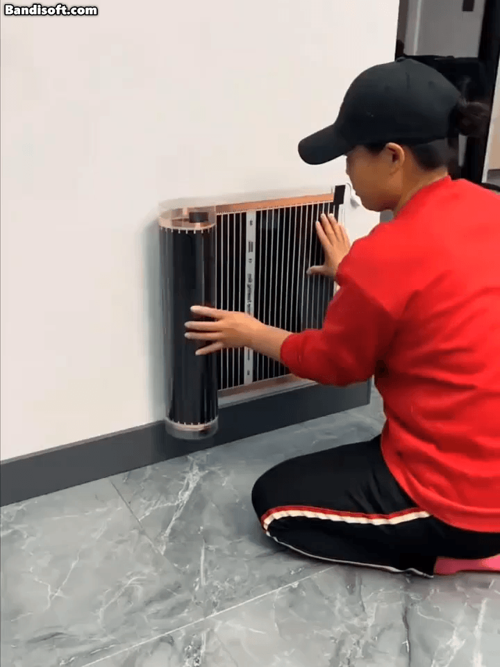 【nur 1 kWh in 7 Tagen, 5 Sekunden Sofortwärme für bis zu 120 m²】❤️A+++ Graphen-Wandheizung