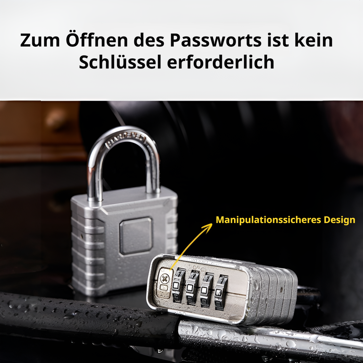 Großes Passwort-Vorhängeschloss, Hardware-Lagerverwaltungsschloss, Hoftür, Studentenwohnheimtür, Ver