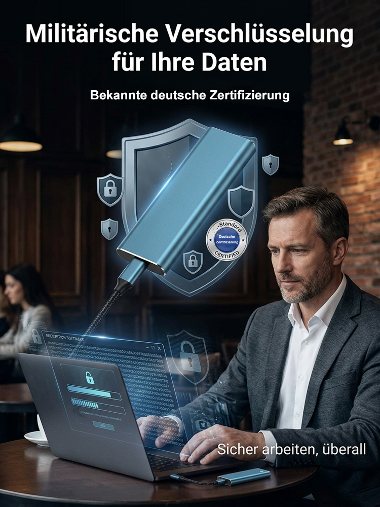 Tragbare Hochgeschwindigkeits-SSD mit mehreren Gerätekompatibilität