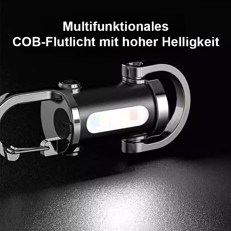 【3-in-1 Multifunktionsgerät】SOS Notfalllampe, Taschenlampe & Powerbank
