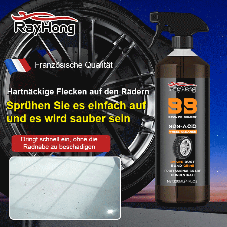 Auto Felgenreiniger 🚗 Säurefrei Rostentferner Polieren Fleckenentferner